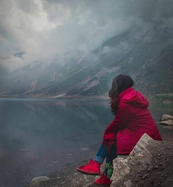 عکس غمگین تنهایی دختر بدون نوشته