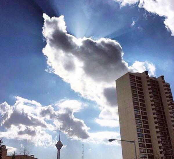 عکس ایران در آسمان