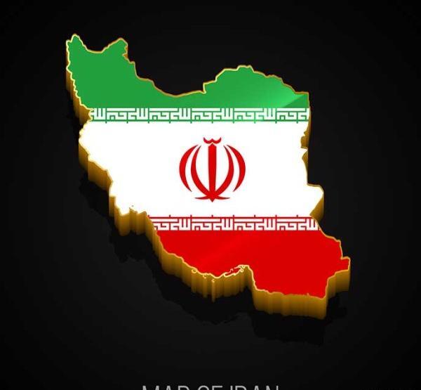 عکس نقشه ایران با کشورهای همسایه