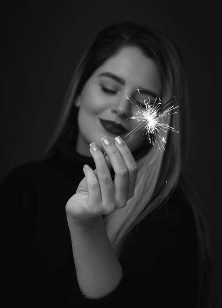 عکس ژست سیاه و سفید