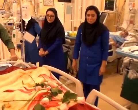 عکس ژینا امینی در بیمارستان