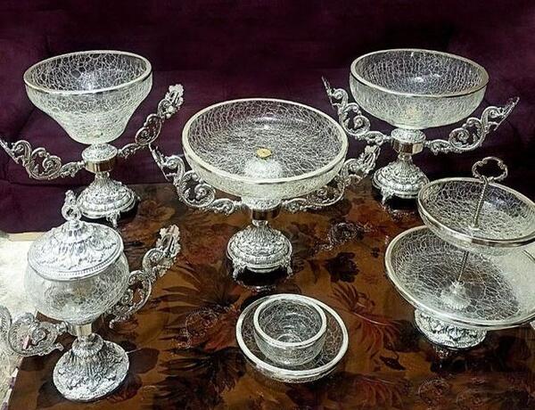 عکس ظرف کیک شیشه ای