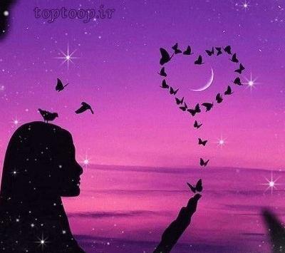 عکس پروفایل دخترونه شیک لاکچری بنفش