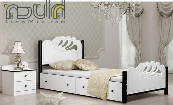 عکس تخت خواب یک نفره دخترانه