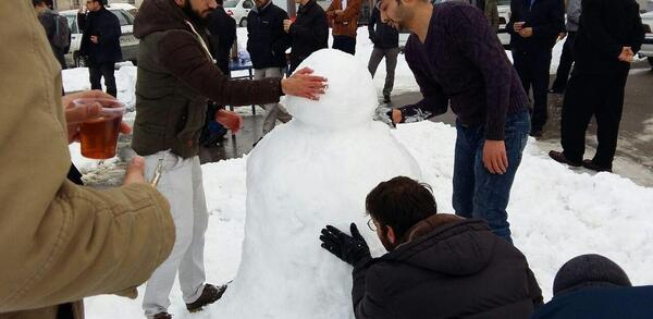 عکس آدم برفی در ایران