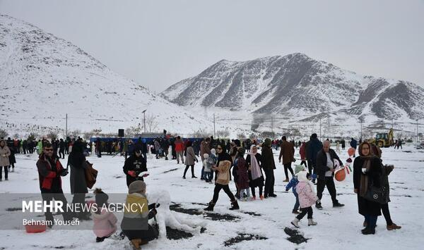 عکس آدم برفی در ایران