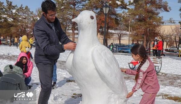 عکس آدم برفی در ایران