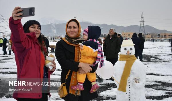عکس آدم برفی در ایران