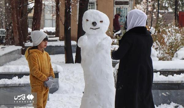 عکس آدم برفی در ایران