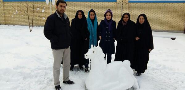 عکس آدم برفی در ایران