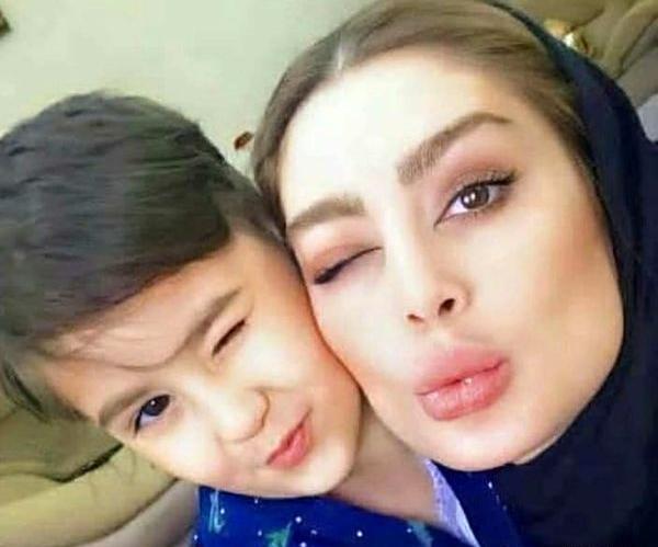 عکس بچه سحر قریشی