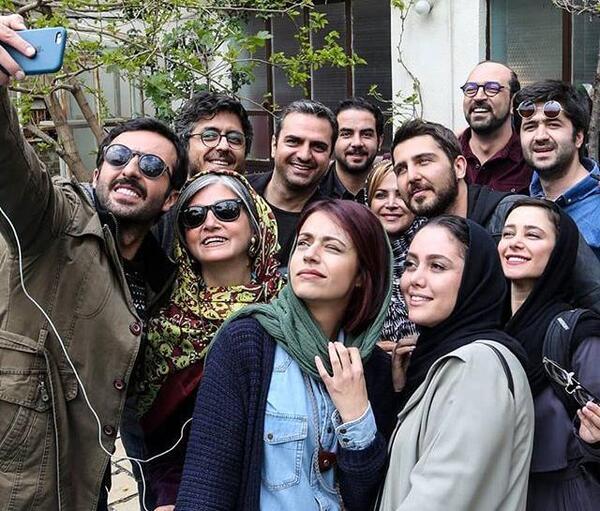 عکس حسام محمودی با همسرش