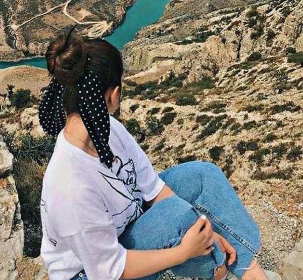 عکس دختر فیک در طبیعت