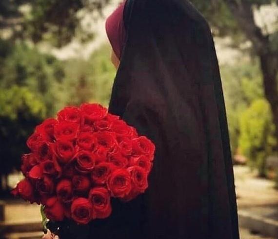 عکس دختر با حجاب ناراحت