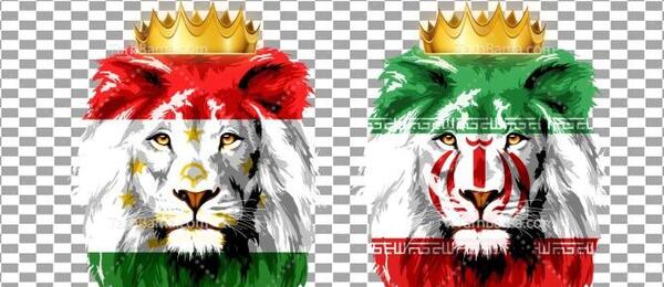 عکس تصویر زمینه شیر با تاج