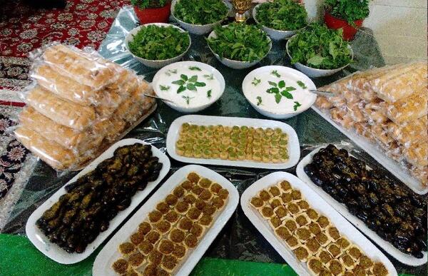 عکس سفره رقیه