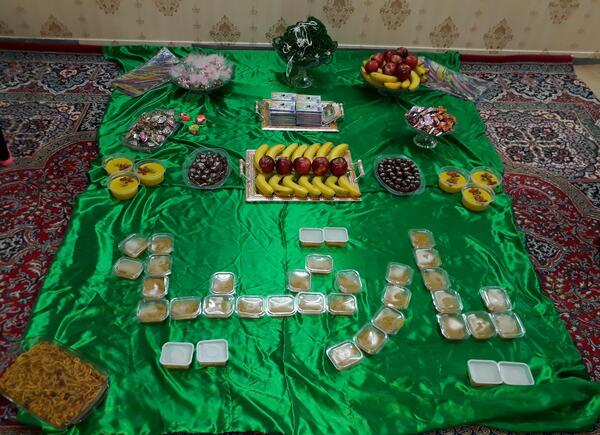 عکس سفره رقیه