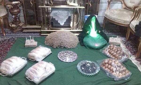 عکس سفره رقیه