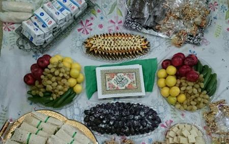 عکس سفره رقیه