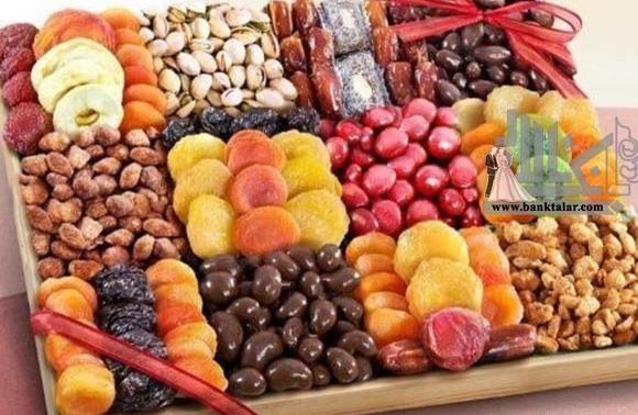 عکس ایده تزیین سبد میوه شب یلدا