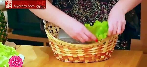 عکس ایده تزیین سبد میوه شب یلدا