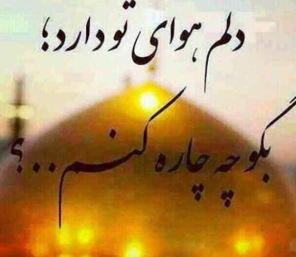 عکس نوشته دلم کربلا می خواهد
