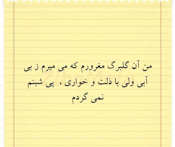 عکس نوشته میرم بدون وداع