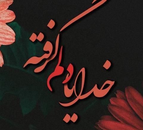 عکس نوشته دلم گرفته اما سکوت میکنم