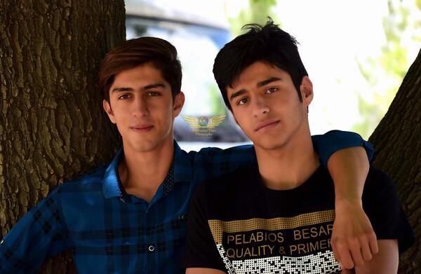 عکس نوشته محمد و امیر
