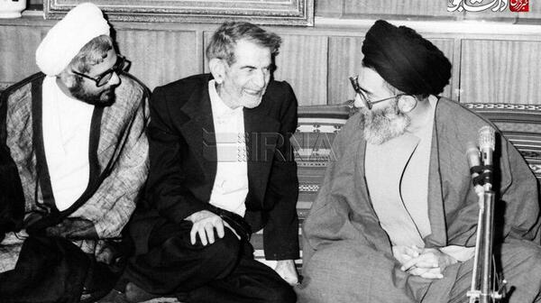 عکس شهریار با خامنه ای