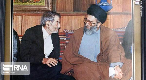 عکس شهریار با خامنه ای