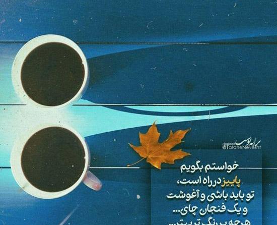 عکس نوشته های زیبا پاییز