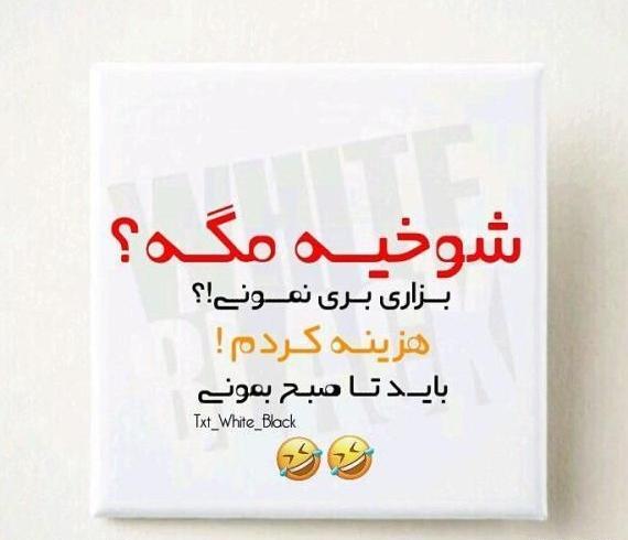 عکس متن سوالی جالب