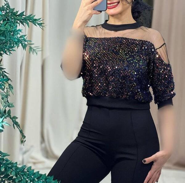 عکس شومیز پولکی مجلسی