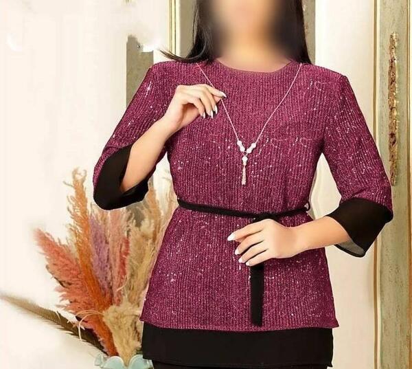 عکس شومیز پولکی مجلسی