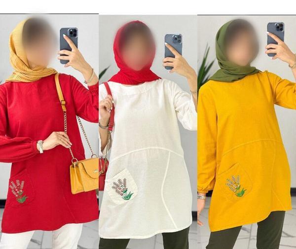 عکس زیر مانتو جلو باز
