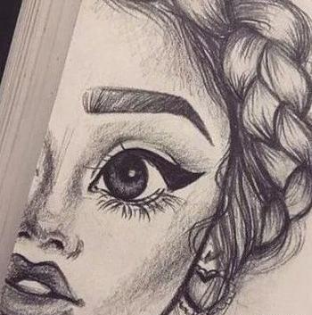 عکس نقاشی دخترانه خیلی سخت