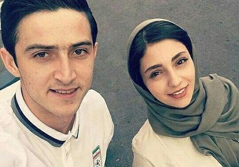 عکس سردار ازمون با سگ