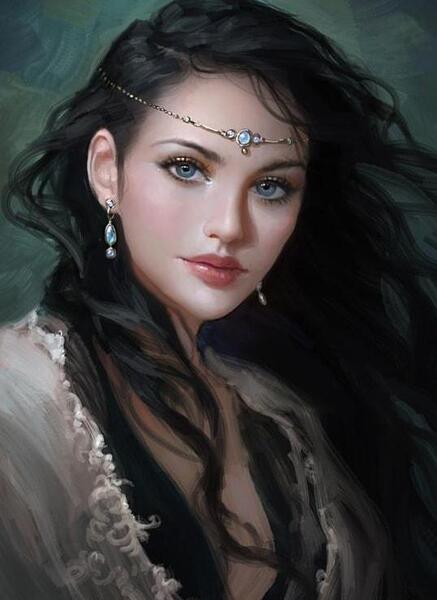 عکس نقاشی دخترانه رنگ شده