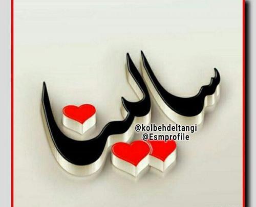 عکس نوشته ساناز دوست دارم