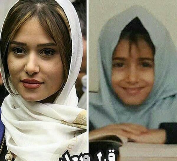 عکس بچگی پریناز ایزدیار