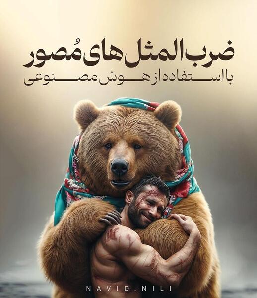 عکس ضرب المثل موش تو سوراخ نمیرفت جارو به دمش میبست