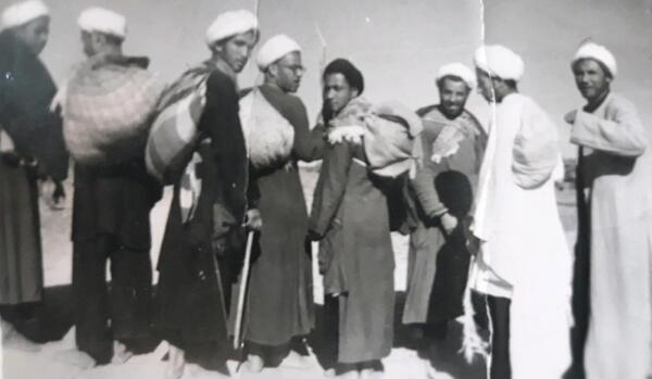 عکس قدیمی از پیاده روی اربعین