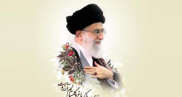 عکس رهبر برای پوستر