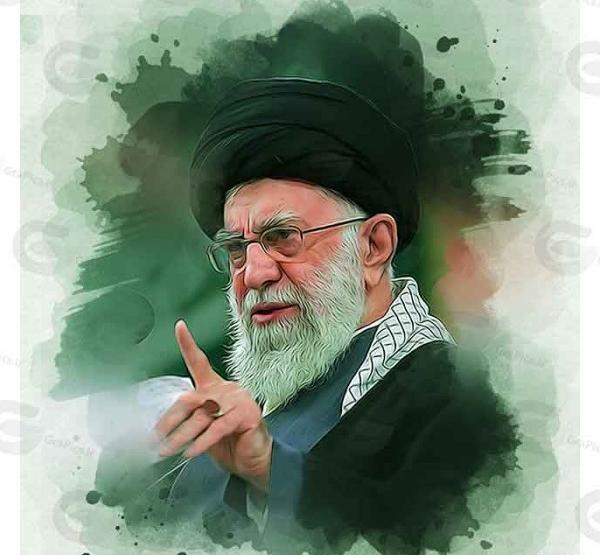 عکس رهبر برای پوستر
