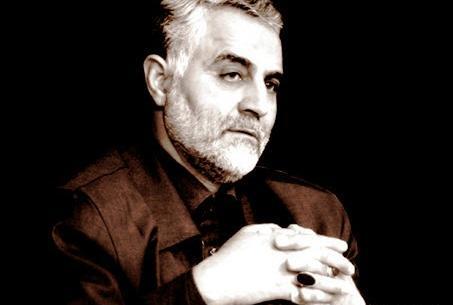 عکس حاج قاسم سلیمانی و امام خامنه ای
