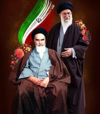 عکس حاج قاسم سلیمانی و امام خامنه ای