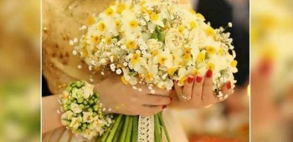 عکس دسته گل نرگس عروس