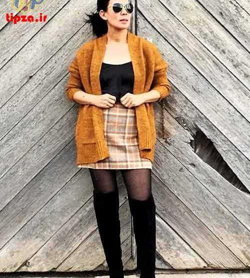 عکس بوت زنانه تا زانو