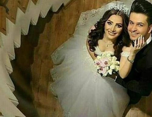 ژست عکس عروس و داماد خاص